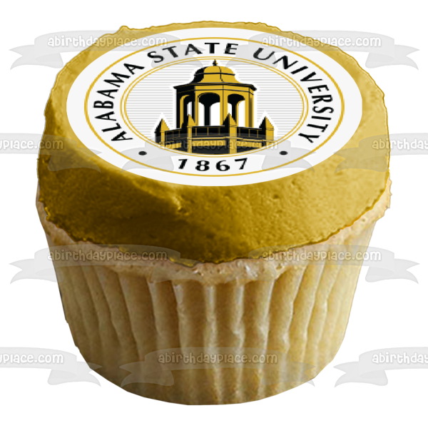 Alabama State University Edible Cake Topper Image ABPID51729