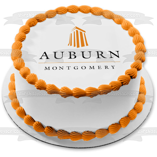 Imagen comestible para decoración de tarta de la Universidad de Auburn en Montgomery ABPID51731 