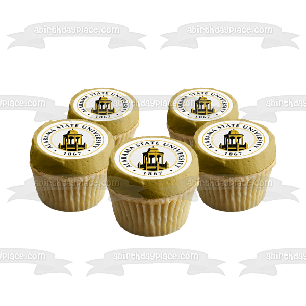 Alabama State University Edible Cake Topper Image ABPID51729