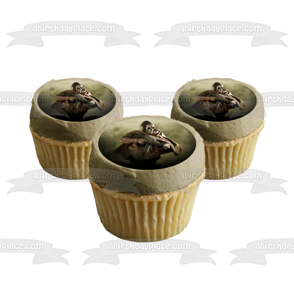 Imagen de decoración comestible para tarta fantasma de Call of Duty: Modern Warfare ABPID51744 