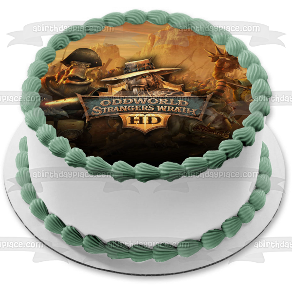 Oddworld: Stranger's Wrath HD Bounty Hunter Blisterz Booty Imagen comestible para decoración de tarta ABPID51883 