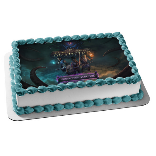 Pillars of Eternity 2: Deadfire the Forgotten Sanctum - Adorno comestible para tarta con varios compañeros, imagen ABPID51889 