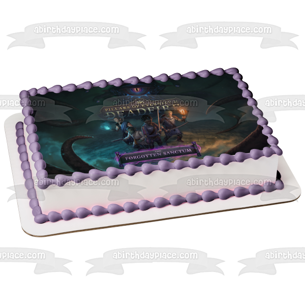 Pillars of Eternity 2: Deadfire the Forgotten Sanctum - Adorno comestible para tarta con varios compañeros, imagen ABPID51889 