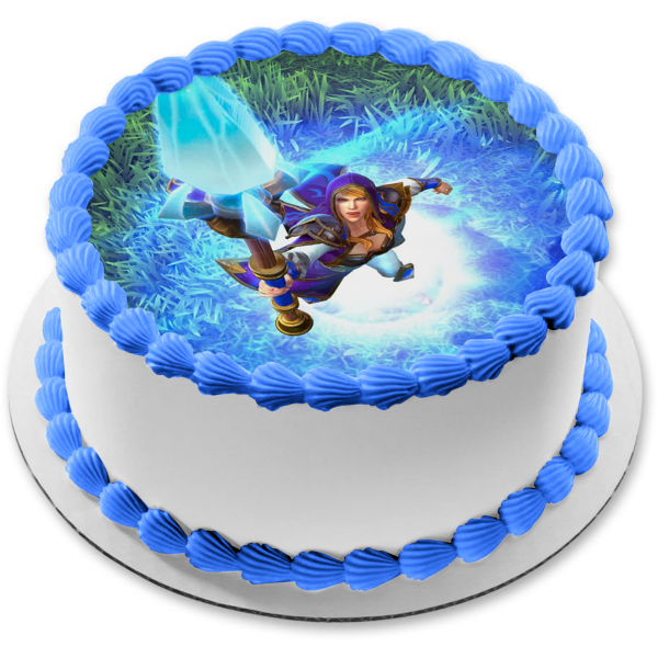 Warcraft 3: Arthas Menethil Reforjado Imagen comestible para decoración de tarta ABPID51893 