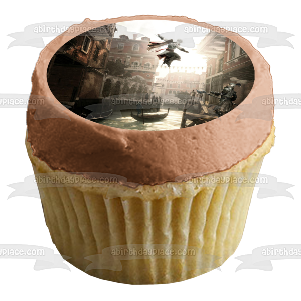 Imagen comestible para decoración de tarta de Desmond Miles de Assassin's Creed 3 ABPID52005 