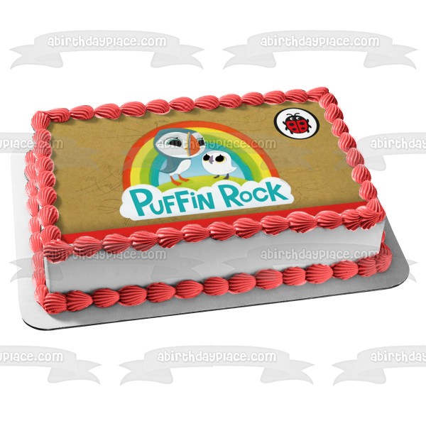 Imagen comestible para decoración de tarta de Puffin Rock Oona Baba ABPID52029 