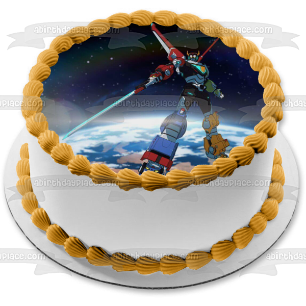 Voltron: Defensor legendario Mundo Paladines de Voltron Imagen comestible para decoración de tarta ABPID52216 