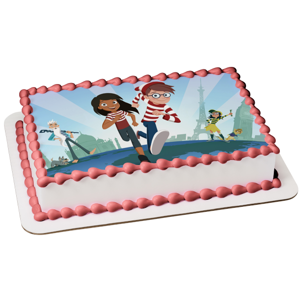 Where's Waldo Wenda Odlulu Wizard Whitebeard Fritz Edible Cake Topper Image ABPID52123