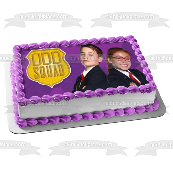 Odd Squad Agent Olympia Agent Otis Edible Cake Topper Image ABPID52125