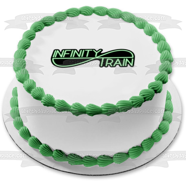 Imagen comestible para decoración de tarta con el logotipo del tren infinito ABPID52143 