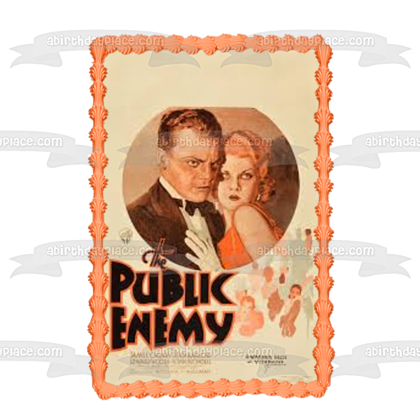 Imagen comestible para tarta de gángster de la película The Public Enemy ABPID52317 