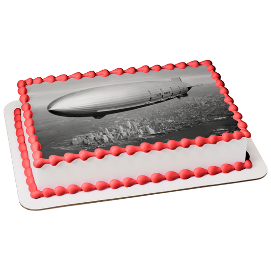 USS Akron US Navy Airship Edible Cake Topper Image ABPID52354