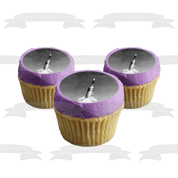 Lanzamiento de Little Joe-2 Wallops Island Mercury Edible Cake Topper Imagen ABPID52355 