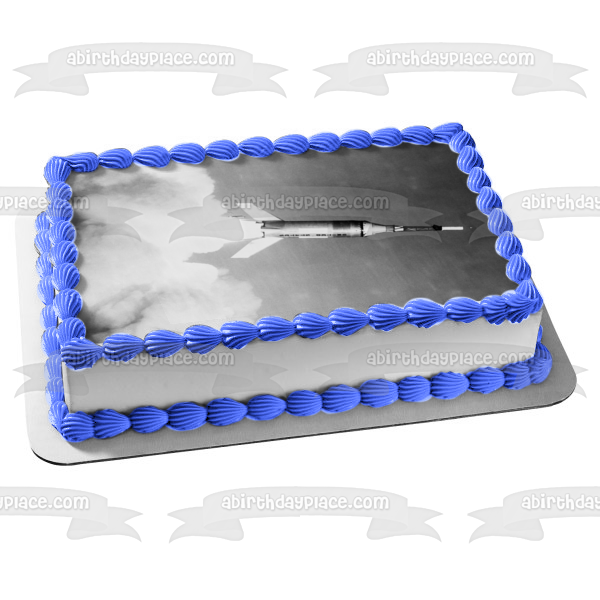 Lanzamiento de Little Joe-2 Wallops Island Mercury Edible Cake Topper Imagen ABPID52355 