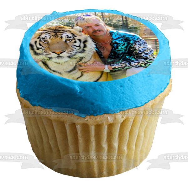 Imagen comestible para tarta de Tiger King Joe Exotic TV Show ABPID52188 