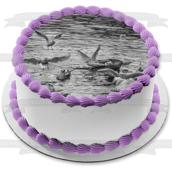 Imagen comestible para decoración de tarta de patos en el agua ABPID52612 