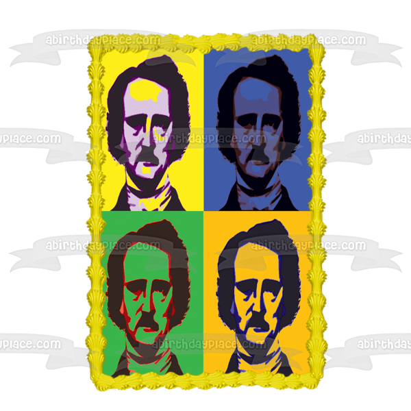 Edgar Allan Poe Poesía Literatura Escritor Poema Autor Clásico Decoración Comestible Para Tarta Imagen ABPID52653 