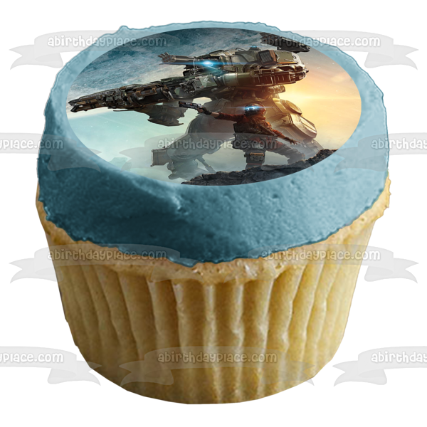 Imagen comestible para tarta de Titanfall Titan Pilot Sci Fi Gaming Shooter ABPID52778 