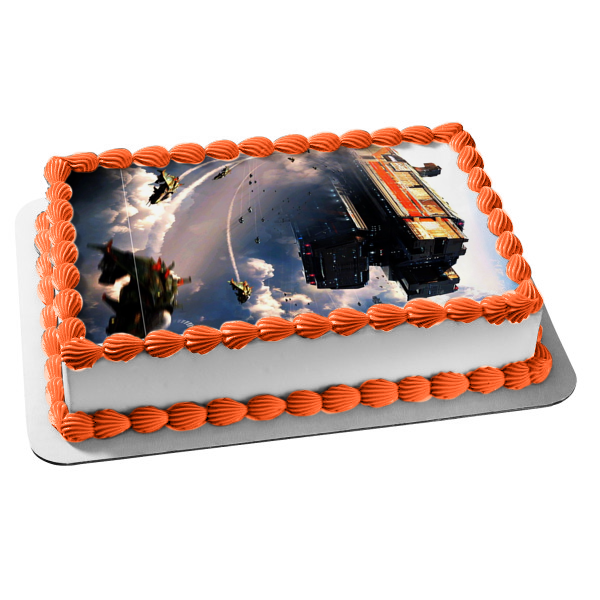 Titanfall 2 Nave Espacial Sci Fi Shooter Juegos Edible Cake Topper Imagen ABPID52779 