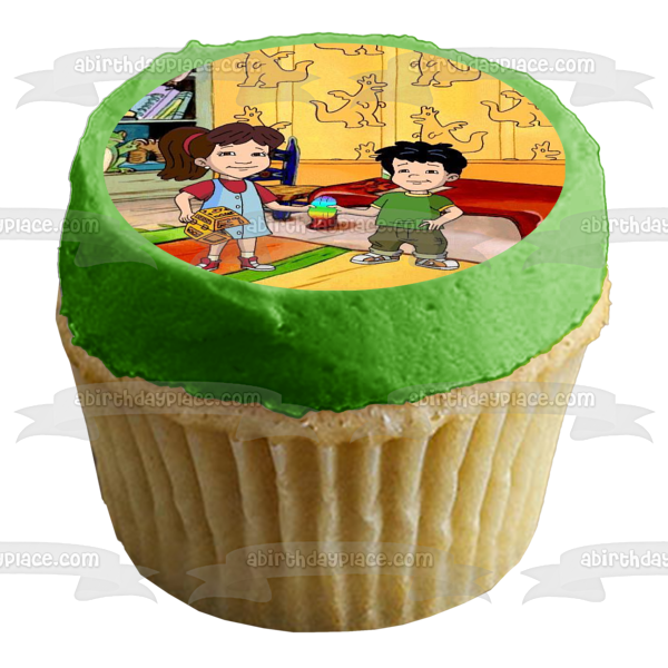 Imagen comestible para tarta de Dragon Tales Kids TV Show Emmy Max ABPID52950 