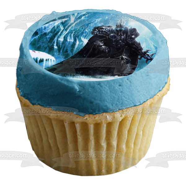 Imagen comestible para decoración de tarta de World of Warcraft MMO Gaming Lich King ABPID52803 