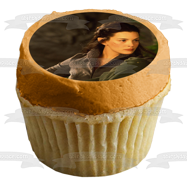 Arwen Undómiel Arwen Evenstar Daughter of Elrond Elvish Rivendell Lord of the Rings J. R. R. Tolkien LIV Tyler Edible Cake Topper Image ABPID52818