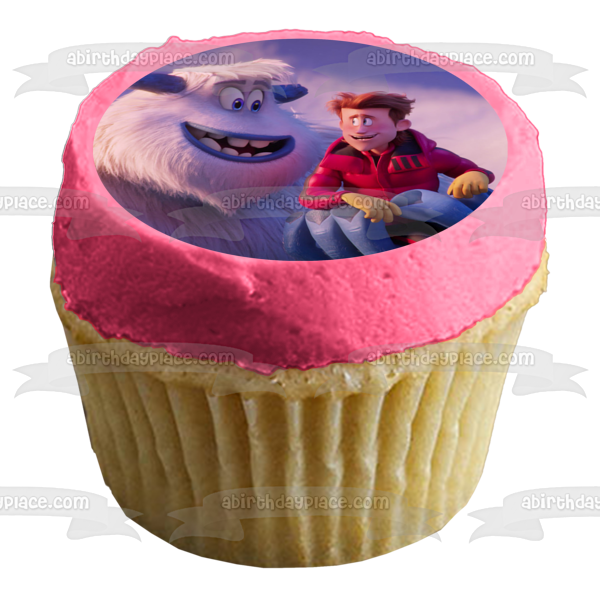 Smallfoot Yetti muñeco de nieve película Migo Percy decoración comestible para tarta imagen ABPID52975 