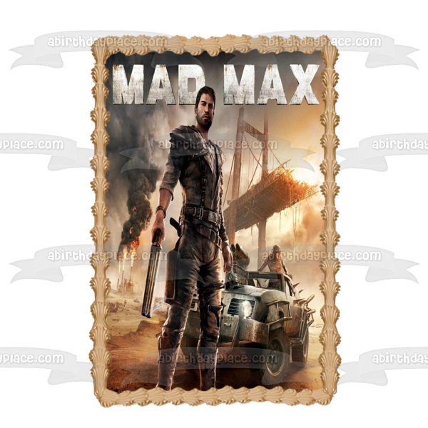 Póster del videojuego Mad Max Imagen comestible para decoración de tarta ABPID52840 