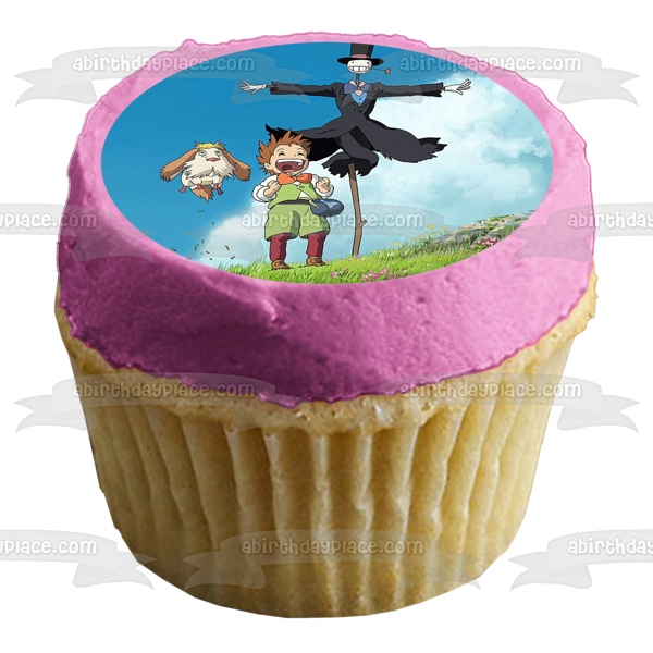 Howls Moving Castle 2 Turnip-Head Markl Heen Studio Ghibli Animation Edible Cake Topper Image ABPID52874