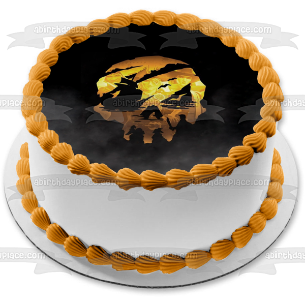 Imagen comestible para decoración de tarta con el logotipo de Sea of ​​Thieves Pirate Skull Gaming ABPID53016 