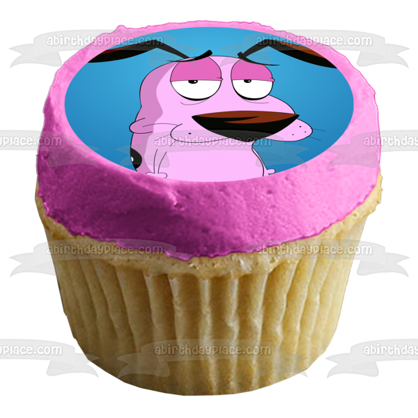 Courage the Cowardly Dog Cartoon Network Animated TV Show Edible Cake Topper Image ABPID53204