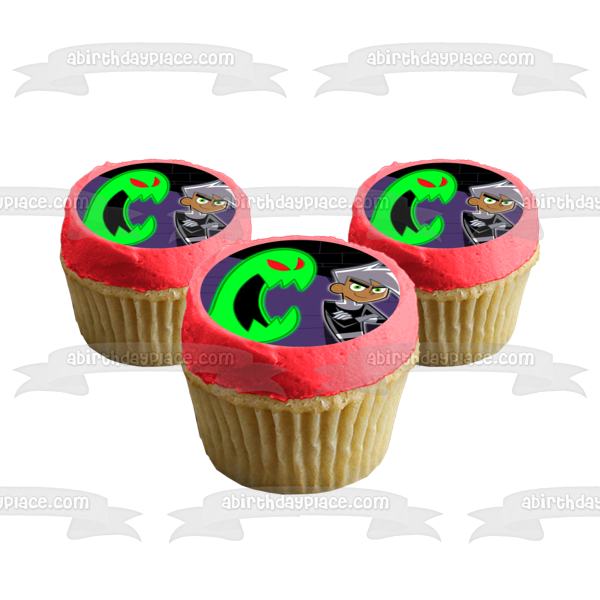 Danny Phantom Ghost Ectoplasm Nickelodeon Animated TV Show Edible Cake Topper Image ABPID53247