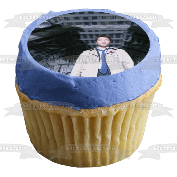 Castiel Angel of the Lord Angel Wings Supernatural TV Show Edible Cake Topper Image ABPID53279