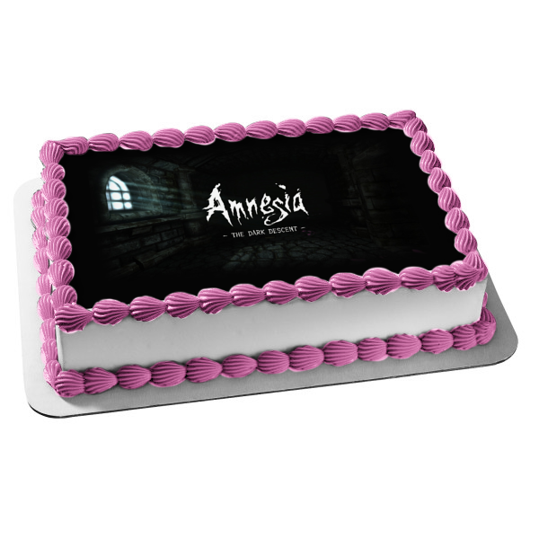 Amnesia: The Dark Descent Horror Puzzle Videojuego Póster comestible para tarta Imagen ABPID53385 