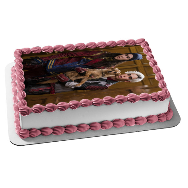 Decoración comestible para tarta de Disney Descendientes 3 Carlos Jay Dude the Dog Imagen ABPID53184 