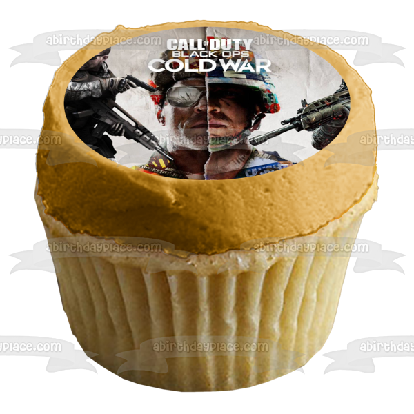 Imagen de decoración comestible para tarta de Call of Duty Black Ops Cold War Russel Adler ABPID53466 