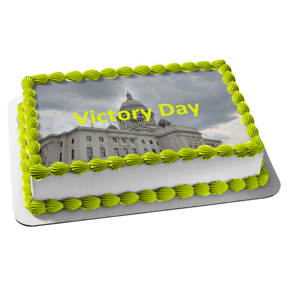 Victory Day Edible Cake Topper Image ABPID54161