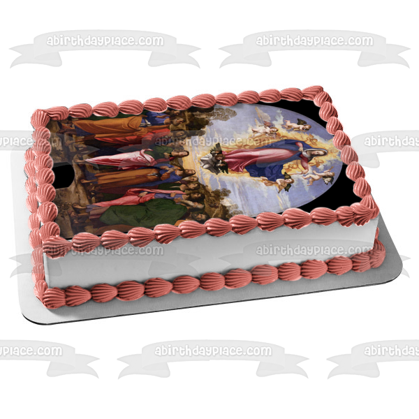 Assumption of Mary Edible Cake Topper Image ABPID54165