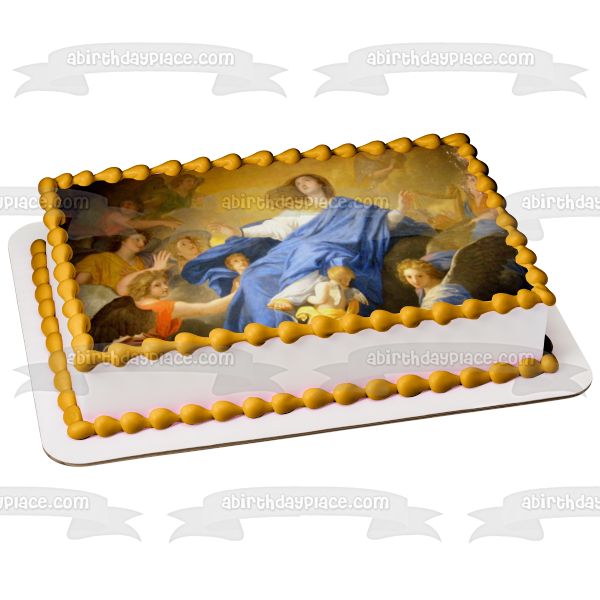 Assumption of Mary Edible Cake Topper Image ABPID54166