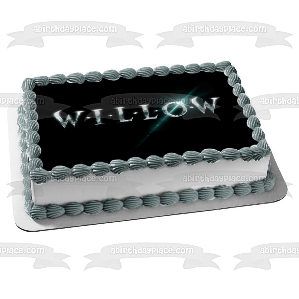 Willow Fantasy TV Show Series Póster Logo Decoración comestible para tarta Imagen ABPID53597 