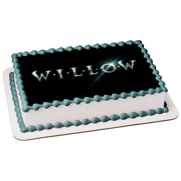 Willow Fantasy TV Show Series Póster Logo Decoración comestible para tarta Imagen ABPID53597 