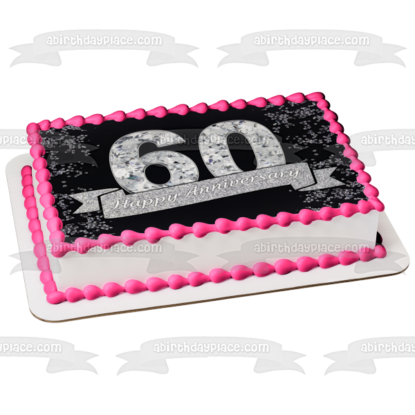 Happy 60th Birthday Cake Topper Cheer to 60 Years Customized Adult Happy  Birthday Cake Topper Rustic Arcylic Cake Pick Decor Party Supplies For Kids  Adults Friends Birthday Party Any Age Name :