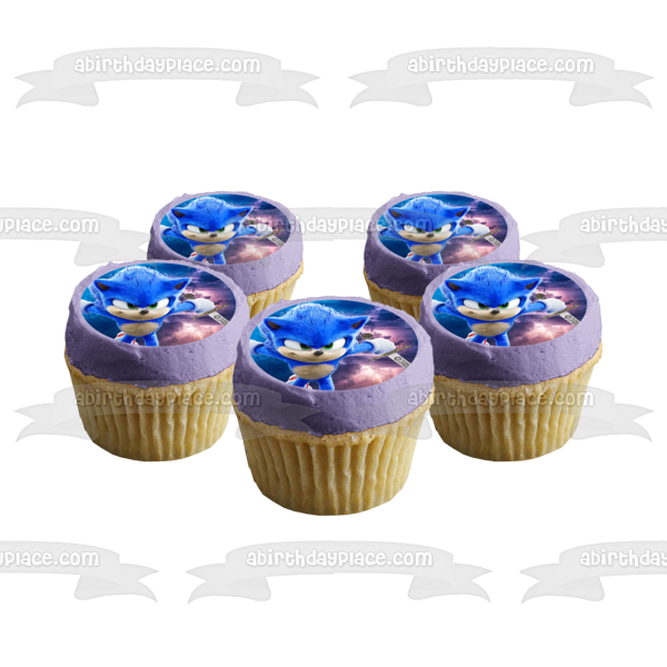 Thunderstorm Sonic with Excalibur Edible Cake Topper Image ABPID53630