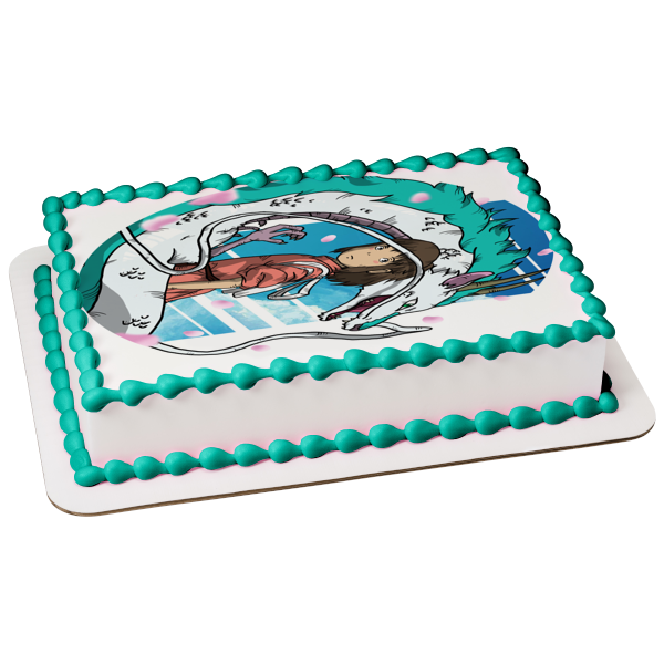 Haku Spirited Away Animación clásica Decoración comestible para tarta Imagen ABPID53641 