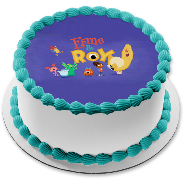 Esme &amp; Roy Tillie Simon Snugs Hugo Fig Hugo Adorno comestible para tarta Imagen ABPID53894 