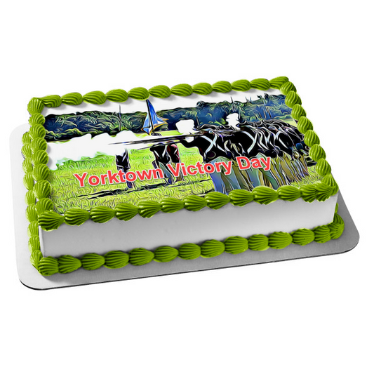 Yorktown Victory Day Edible Cake Topper Image ABPID54277