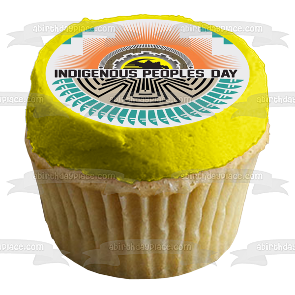 Indigenous People's Day Edible Cake Topper Image ABPID54281