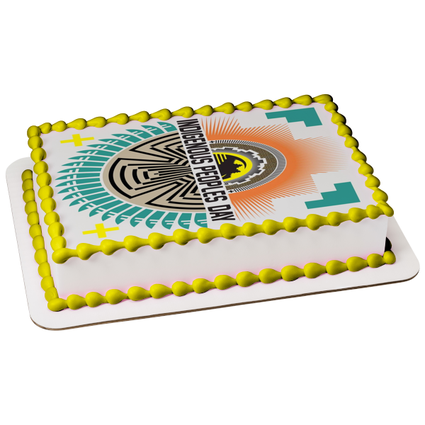 Indigenous People's Day Edible Cake Topper Image ABPID54281