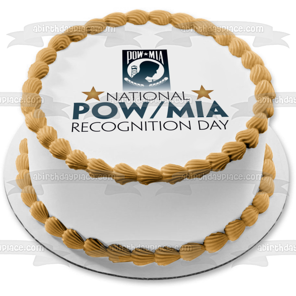 National POW/MIA Recognition Day Edible Cake Topper Image ABPID54226