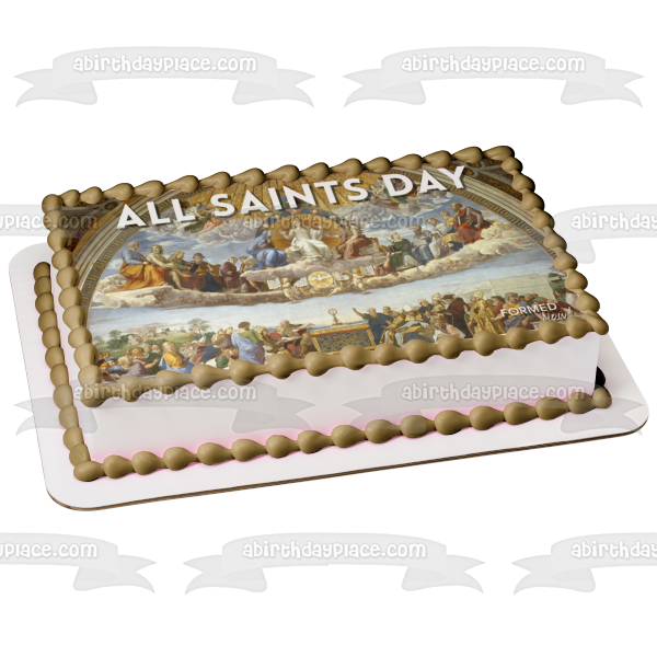 All Saints Day Edible Cake Topper Image ABPID54332